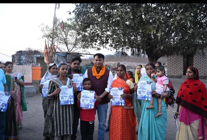 *टाटा सिजुआ से धनसार तक जनसंपर्क अभियान में शान्तनु कुमार चंद्रा उर्फ बबलू पासवान को मिला जनविश्वास*